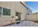 Private backyard with patio, block wall and grass at 7835 N 21St Dr, Phoenix, AZ 85021