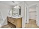 Bathroom features a double sink vanity with ample cabinet space and a lighted mirror at 7835 N 21St Dr, Phoenix, AZ 85021