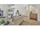 Bright living room with fireplace and sliding glass door to private outdoor space at 7835 N 21St Dr, Phoenix, AZ 85021