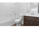 Clean bathroom with tiled shower and modern fixtures at 17051 W West Wind Dr, Surprise, AZ 85387