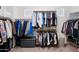 Spacious walk-in closet with ample shelving and hanging space for organized storage at 2120 N Heritage St, Buckeye, AZ 85396