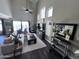 Bright living room with high ceilings, lots of natural light and modern furniture at 2339 E Evans Dr, Phoenix, AZ 85022