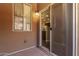 Outdoor patio with sliding glass doors leading inside at 240 W Juniper Ave # 1211, Gilbert, AZ 85233