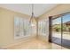 Cozy dining area with a sliding glass door and plenty of natural light at 4327 E Desert Sky Ct, Cave Creek, AZ 85331