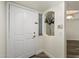 Inviting entryway with modern front door, decorative niche, and neutral color palette at 5104 N 32Nd St # 114, Phoenix, AZ 85018
