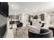Living room with modern furniture, stylish decor, and an open floor plan at 5250 E Deer Valley Dr # 146, Phoenix, AZ 85054
