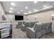 Movie room with plush reclining seats, a large screen, and ambient lighting for an immersive entertainment experience at 5250 E Deer Valley Dr # 146, Phoenix, AZ 85054