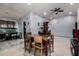 Light and airy dining area featuring ceramic floors and recessed lighting at 5432 W Sunnyside Dr, Glendale, AZ 85304