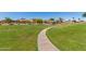 Beautiful park-like area featuring manicured lawns, walking paths, and a charming gazebo at 861 E Indian Wells Pl, Chandler, AZ 85249