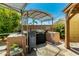 Outdoor grill area featuring a smoker, and an inviting overhead structure at 861 E Indian Wells Pl, Chandler, AZ 85249