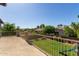 Backyard view from balcony offering green space and a residential neighborhood at 1342 E Jade Dr, Chandler, AZ 85286