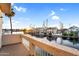 Scenic waterfront view from the balcony of a home on the water under a sunny, clear blue sky at 1414 W Coral Reef Dr, Gilbert, AZ 85233