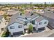 Stunning aerial view of new townhomes featuring modern architecture and landscaping in a desirable neighborhood at 2604 N 27Th St # 17, Phoenix, AZ 85008