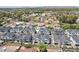 Wide aerial shot of a community showcasing the townhomes, landscaping, and surrounding neighborhood at 2604 N 27Th St # 17, Phoenix, AZ 85008