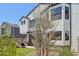 Relaxing backyard features artificial turf, modern landscaping, and cozy outdoor furniture for entertaining guests at 2604 N 27Th St # 17, Phoenix, AZ 85008