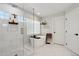 This primary bath features a soaking tub, walk-in shower, and modern fixtures at 2604 N 27Th St # 17, Phoenix, AZ 85008