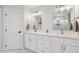 Bathroom with dual vanity sink and modern fixtures at 2604 N 27Th St # 17, Phoenix, AZ 85008