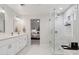 Bathroom with dual vanity sink and modern fixtures at 2604 N 27Th St # 17, Phoenix, AZ 85008