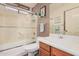 The bathroom features a shower-tub combo, vanity, and mirror at 3440 E Southern Ave # 1088, Mesa, AZ 85204