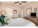 Comfortable bedroom with ceiling fan, neutral tones and ample closet space at 3440 E Southern Ave # 1088, Mesa, AZ 85204
