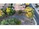Aerial image of an open area with mature trees and shrubs, offering privacy and shade at 3622 E Sparrow Pl, Chandler, AZ 85286