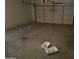 Spacious two-car garage showing the door and concrete floor at 4523 E Gleneagle Dr, Chandler, AZ 85249