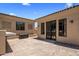 Private outdoor patio with tiled floors and a covered area for relaxation and entertaining at 6305 E Arabian Way, Paradise Valley, AZ 85253