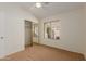 Bedroom with closet and natural light at 6758 W Quail Ave, Glendale, AZ 85308