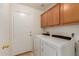 Bright laundry room featuring a washer and dryer at 6758 W Quail Ave, Glendale, AZ 85308