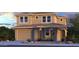Two-story home featuring a two-car garage, and meticulously landscaped front yard at 10921 E Texas Ave, Mesa, AZ 85212