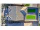 Aerial view of a home showing the backyard's artificial turf layout at 12122 W Levi Dr, Avondale, AZ 85323