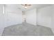 Spacious bedroom with double door closet and modern ceiling fan for comfort at 12122 W Levi Dr, Avondale, AZ 85323
