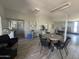 Spacious clubhouse with a game table, seating, and community amenities at 18026 N Cave Creek Rd # 140, Phoenix, AZ 85032