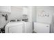 Well-organized laundry area with modern appliances and storage at 2242 E 12Th Ave, Apache Junction, AZ 85119
