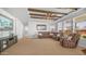 Inviting living room with a large sectional sofa and mountain views at 2242 E 12Th Ave, Apache Junction, AZ 85119