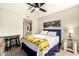 Inviting bedroom with queen bed and ensuite bathroom access at 26 E Coral Gables Dr, Phoenix, AZ 85022
