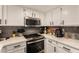 Updated kitchen with granite countertops, stainless steel appliances, and modern fixtures at 26 E Coral Gables Dr, Phoenix, AZ 85022