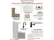 Design selections with cabinets, counters, flooring, backsplash, faucet, paint, and tile options at 26031 S 228Th Pl, Queen Creek, AZ 85142