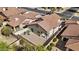 Wide angle view of home with mature landscaping and enclosed backyard at 4182 W Park Ave, Chandler, AZ 85226