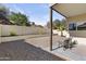 Cozy outdoor patio area with gravel and comfortable seating for relaxing at 4182 W Park Ave, Chandler, AZ 85226