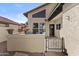 Inviting front porch with decorative potted plants and stylish outdoor seating, enhancing the curb appeal of the home at 4182 W Park Ave, Chandler, AZ 85226
