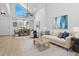 Bright living room and dining room area with vaulted ceilings and neutral decor at 4182 W Park Ave, Chandler, AZ 85226