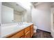 Bathroom with spacious sink, vanity, mirror, and shower at 747 S Extension Rd # 115, Mesa, AZ 85210