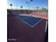 Pickleball courts with netting and marked boundaries for sports enthusiasts at 7807 E Main St # Cc-98, Mesa, AZ 85207