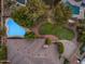 Aerial view of roof with swimming pool at 8604 S Oak St, Tempe, AZ 85284