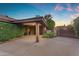Spacious carport and driveway with mature landscaping, providing ample parking and convenient access to the home at 8604 S Oak St, Tempe, AZ 85284