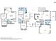Clear floor plan displaying room layouts and dimensions for the first floor and basement levels at 8604 S Oak St, Tempe, AZ 85284