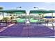 Community Bocce Ball court with covered seating area for players and spectators at 20632 N 103Rd Ave, Peoria, AZ 85382