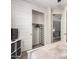 Bedroom featuring a modern closet system with sliding doors, ample storage, and contemporary design elements at 2090 S Dorsey Ln # 1019, Tempe, AZ 85282