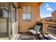 Enjoy this charming balcony with comfy seating and great afternoon sun at 240 W Juniper Ave # 1020, Gilbert, AZ 85233